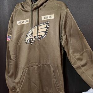 Philadelphia Eagles Olive Hoodie